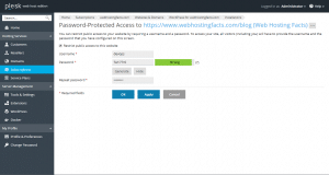 Password Protect Your Staging Site