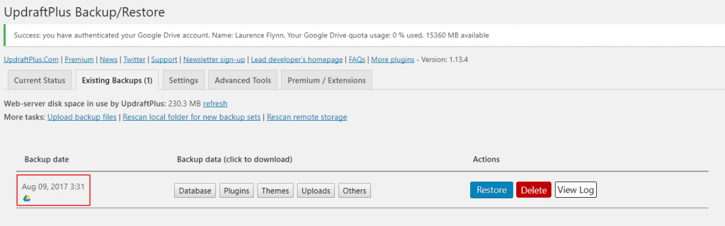 updraftplus-existing-backups
