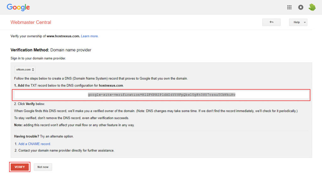 webmaster-central-domain-verification
