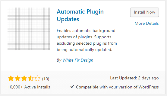 Auto Update WordPress Plugins