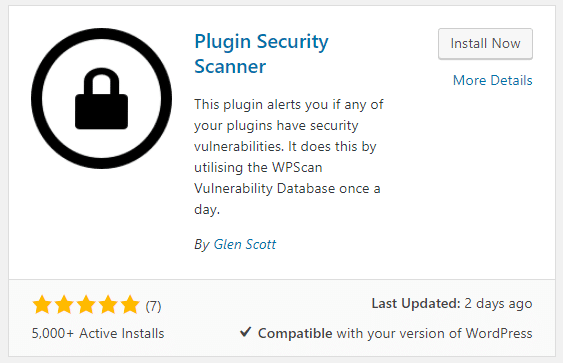 Plugin Security Scanner