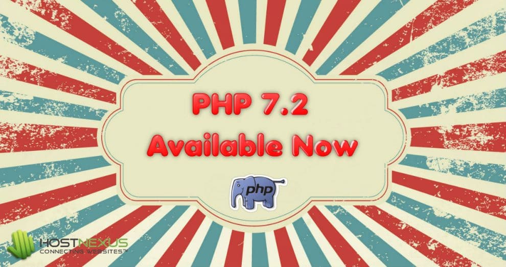 PHP 7.2 Available at HostNexus