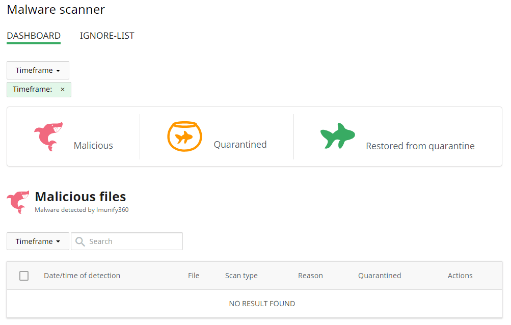 Imunify360 Malware Scanner