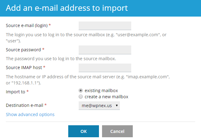 Mail Importing