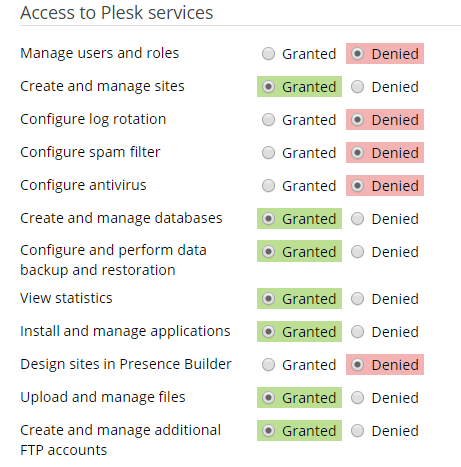 User Roles