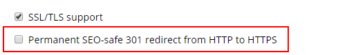 Disable 301 Redirect