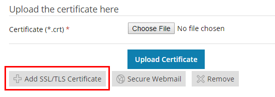 Add SSL Certificate