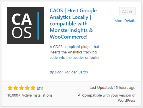 CAOS - Host Analytics Locally