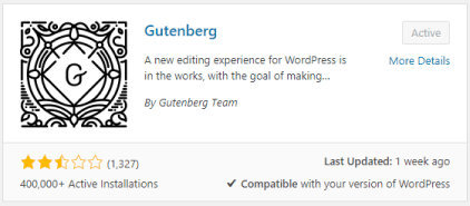 gutenberg plugin